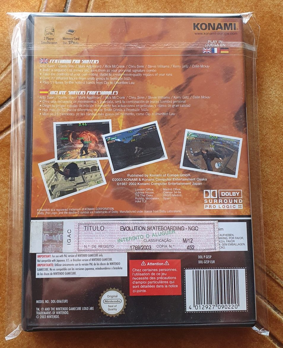 Evolution Skateboarding - GameCube/Wii