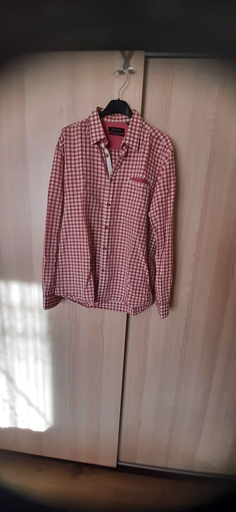 Koszula męska w kratkę marki Top Secret rozmiar 40/41