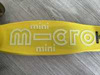 Самокат детский Mini Micro Deluxe Yellow LED