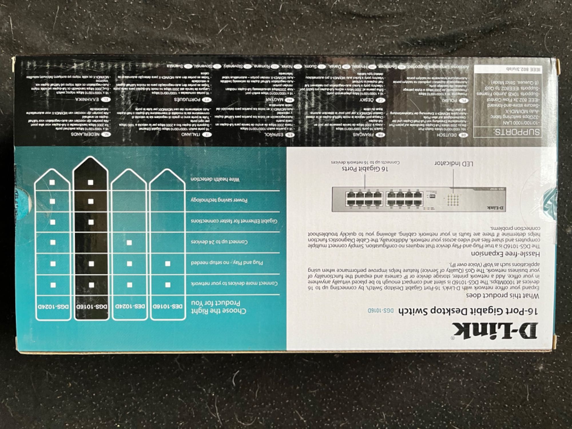 Switch D-LINK DGS-1016D