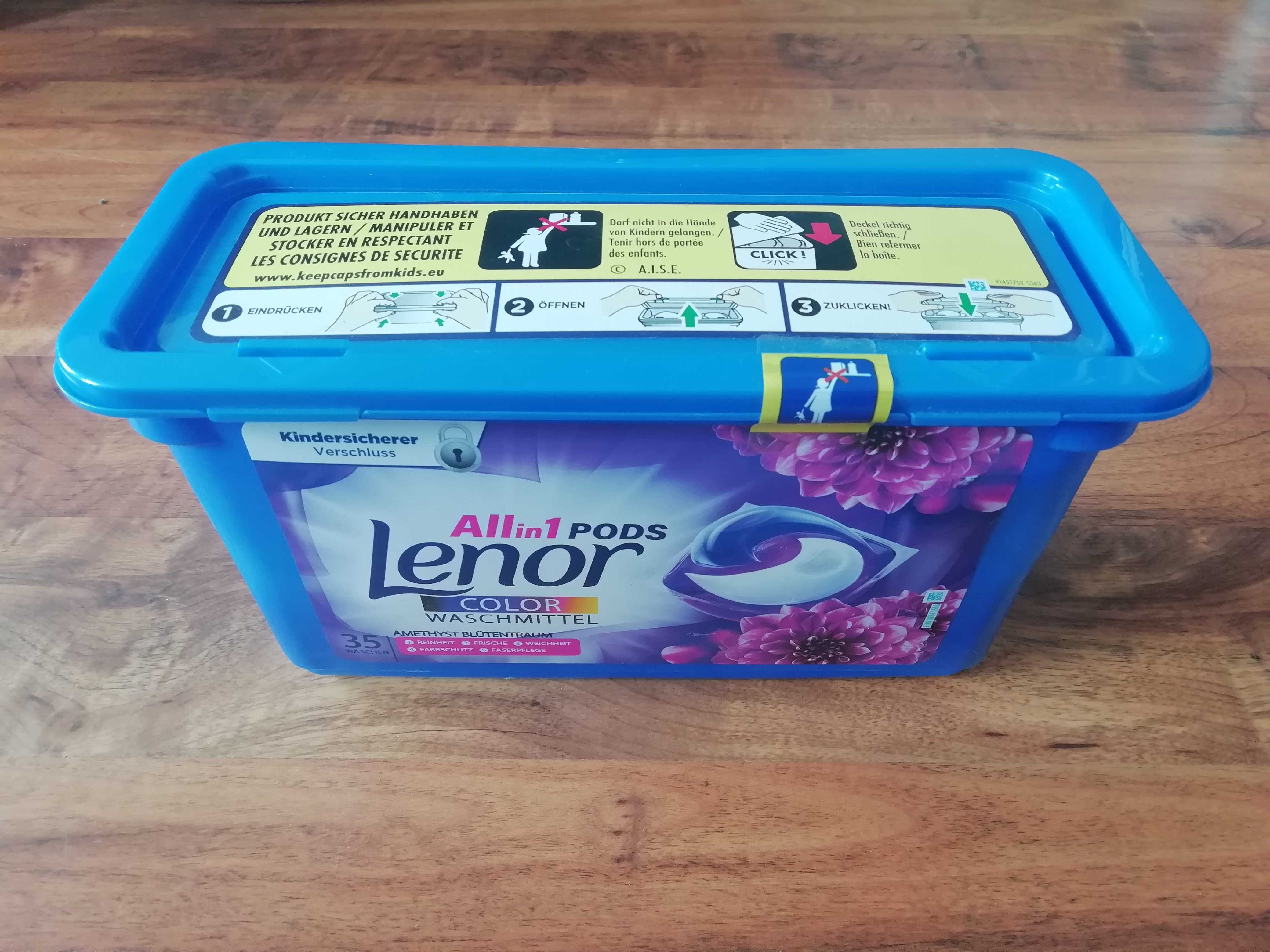 Kapsułki do prania Lenor all in 1 pods color 30 sztuk