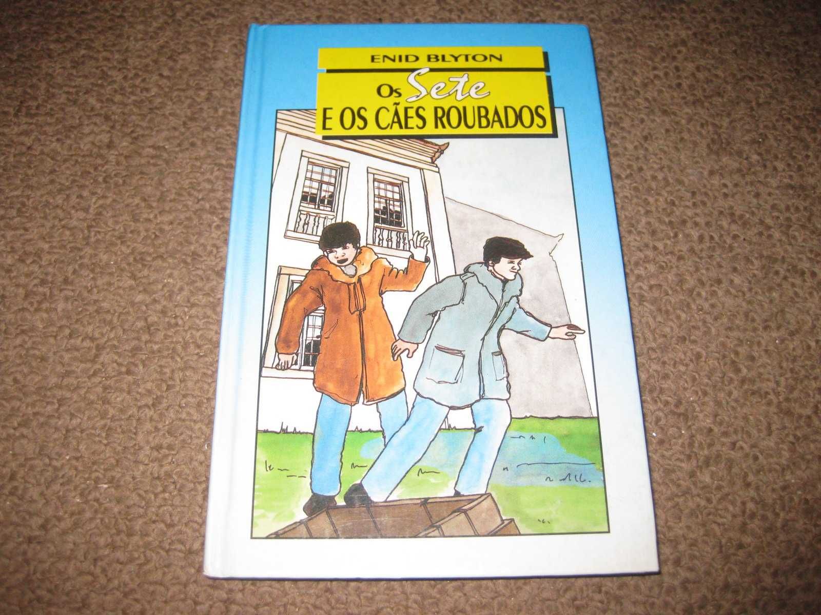 Livro "Os Sete e os Cães Roubados" de Enid Blyton