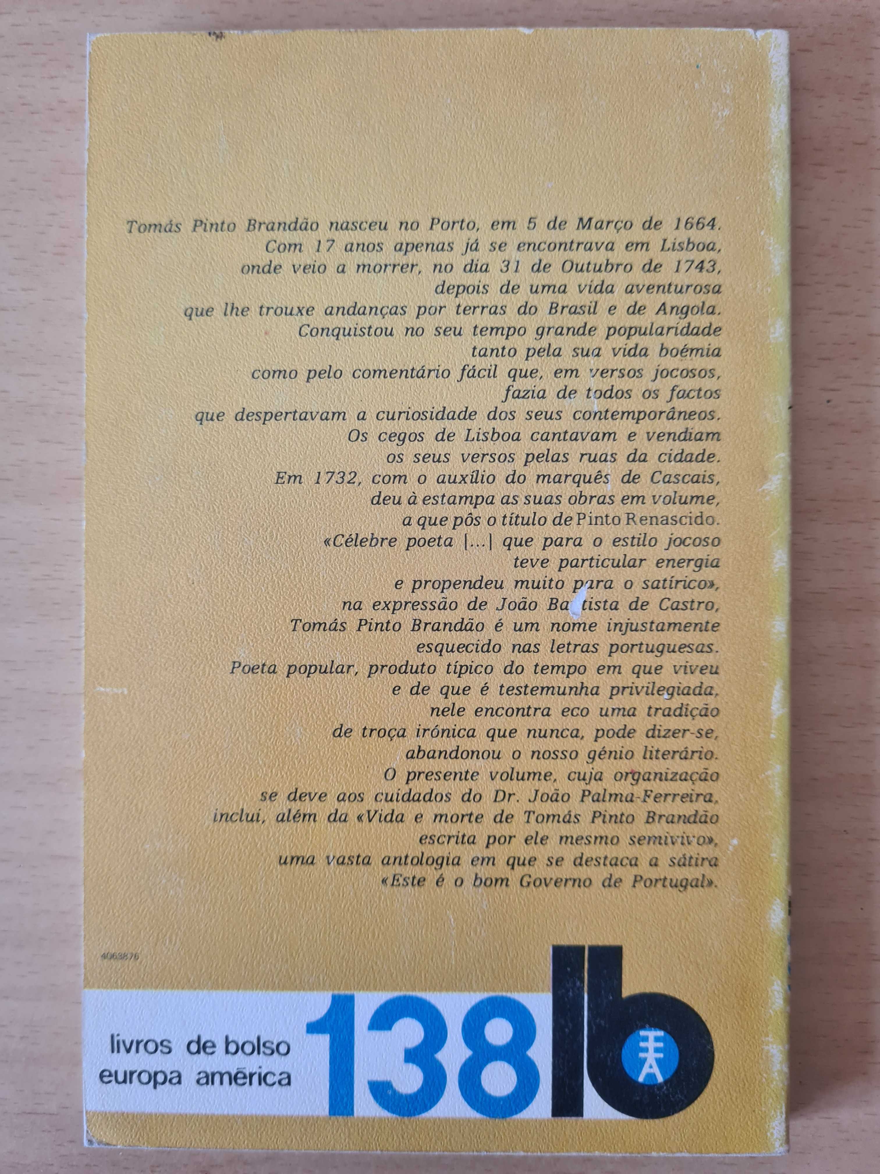 Livro "Este é o Bom Governo de Portugal" de Tomás Pinto Brandão
