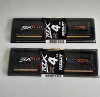 2 Memórias RZX p/ Torre Desktop 4GB/cada DDR3 1600MHz PC3-12800U Novas