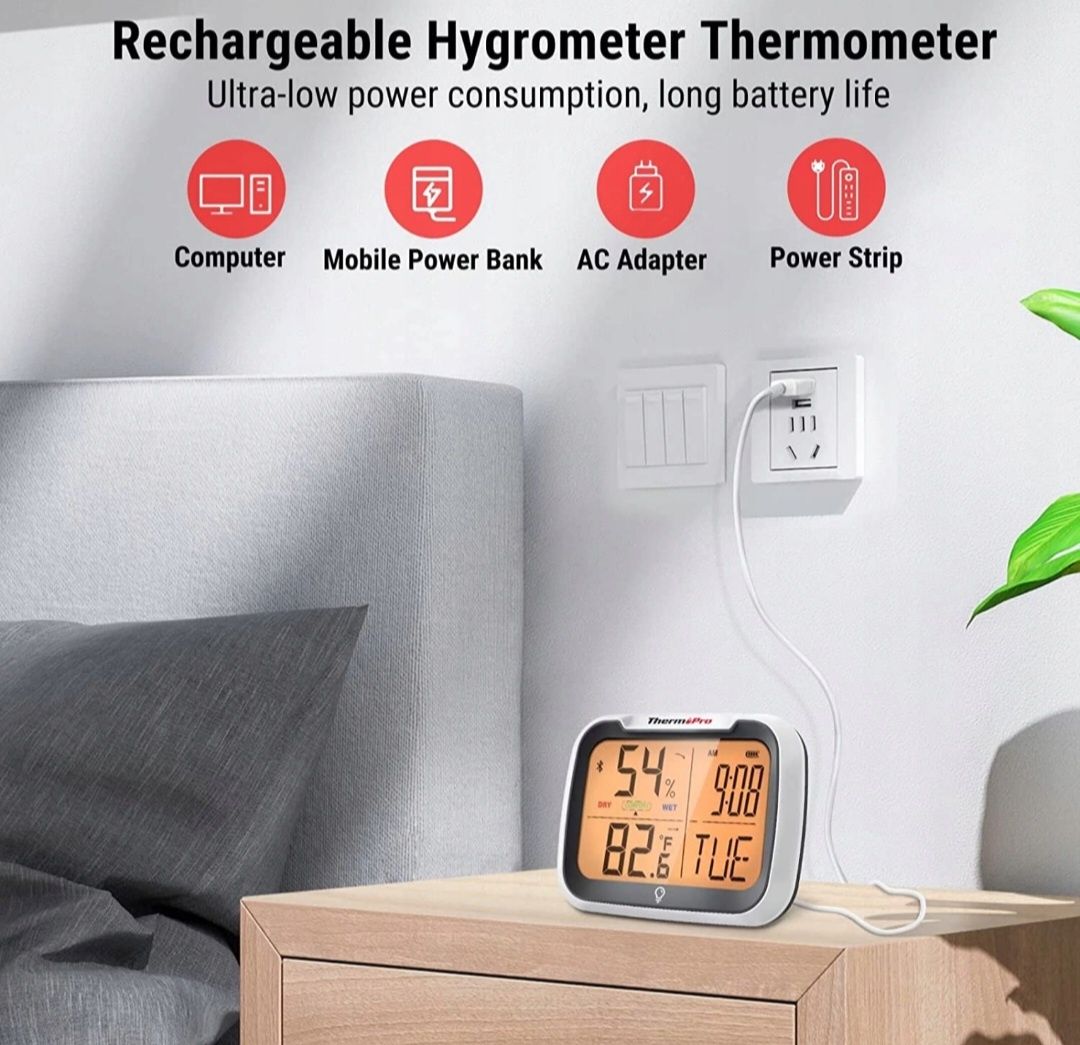 Monitor temperatury i wilgotności ThermoPro TP-393