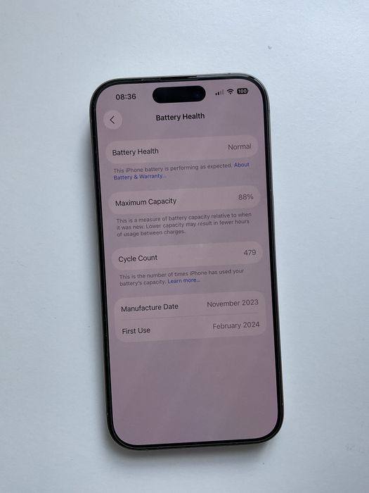 IPhone 15 Pro 128GB - com fatura e garantia