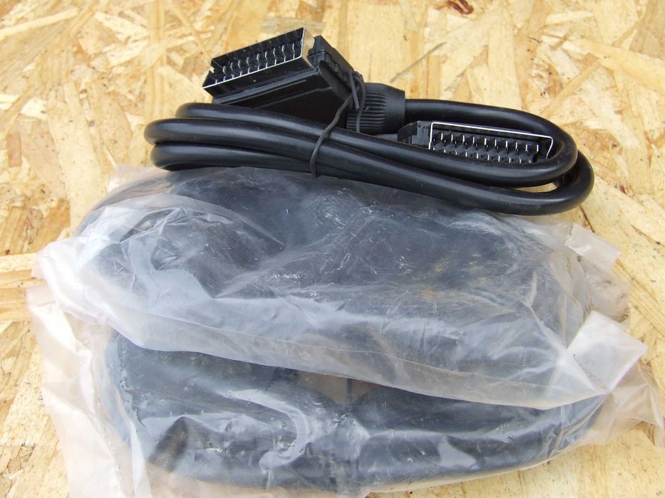Шнур для радиоапаратуры Scart-scart новый /Скарт на 21pin/не HDMI