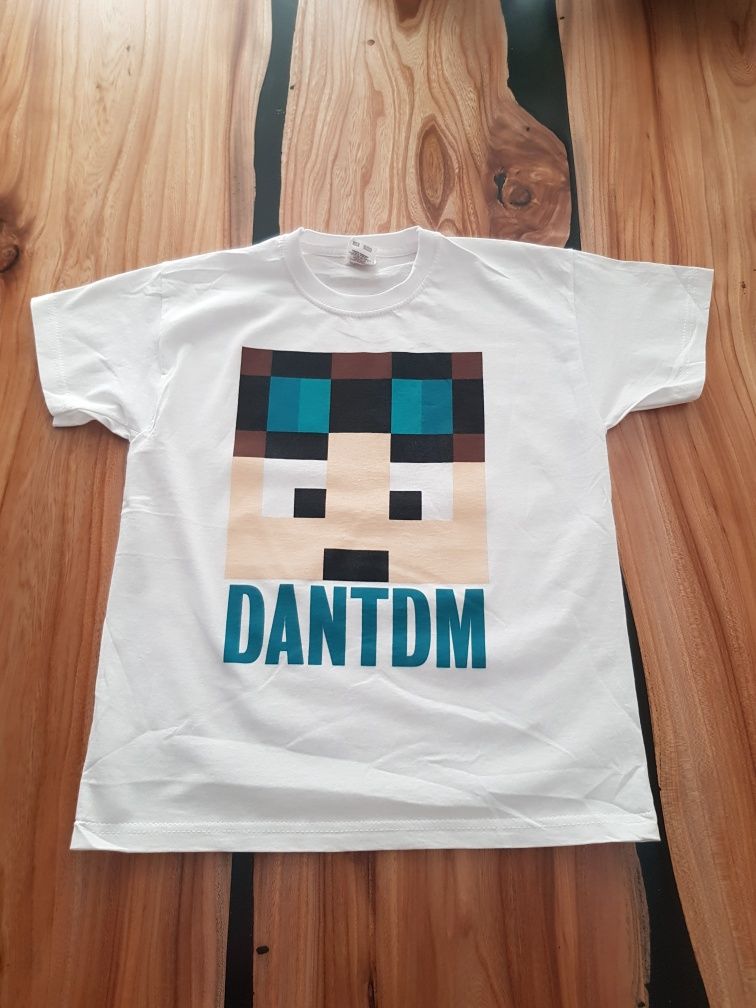 Nowa koszulka t-shirt chłopiec dziewczynka Dan TDM 7-8 lat 122-128