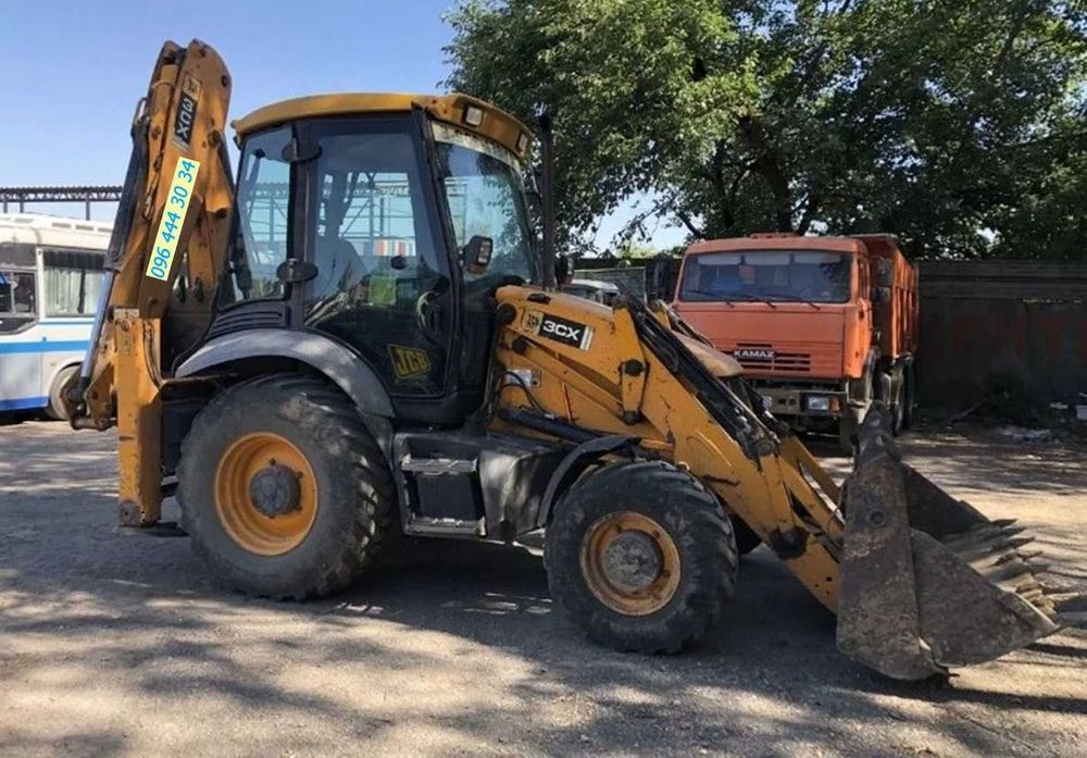 Оренда Екскаваторa JCB-3СХ: ВИВІЗ Сміття, Грунту: Сипучі. Дафи КaМази.
