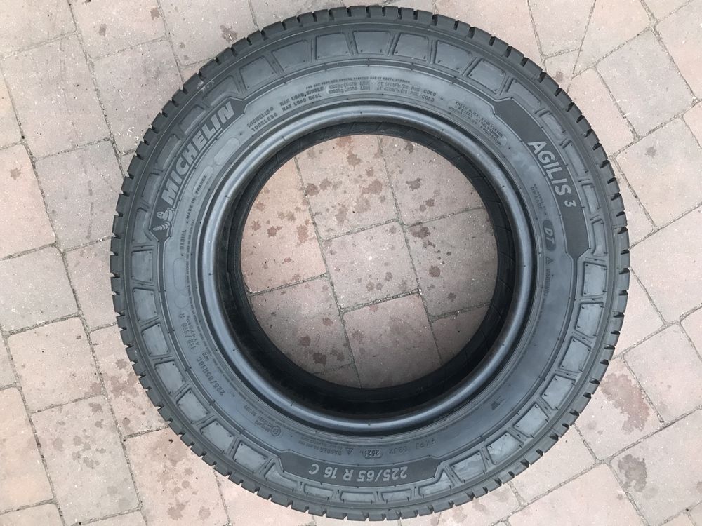 1szt 225/65/16C Michelin Agilis 3 NOWA POJEDYNKA 2021 rok Zapas