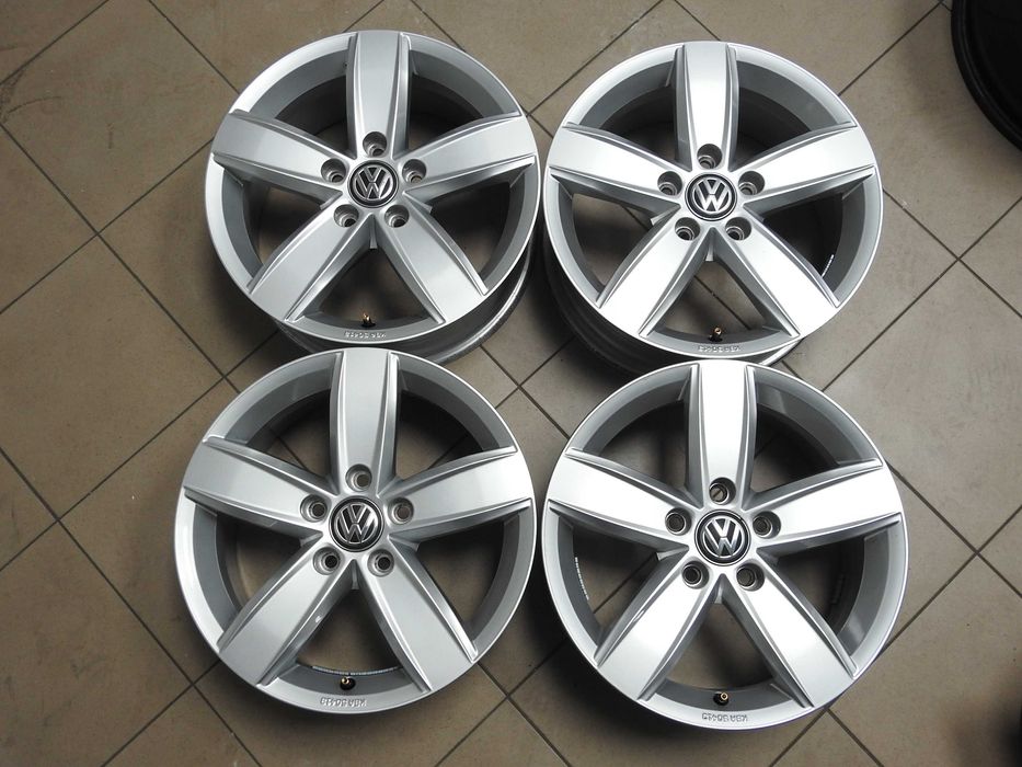 4×Alufelgi VW Oryginał 6,5"  16" 5x112 ET48 19rok  Jak Nowe