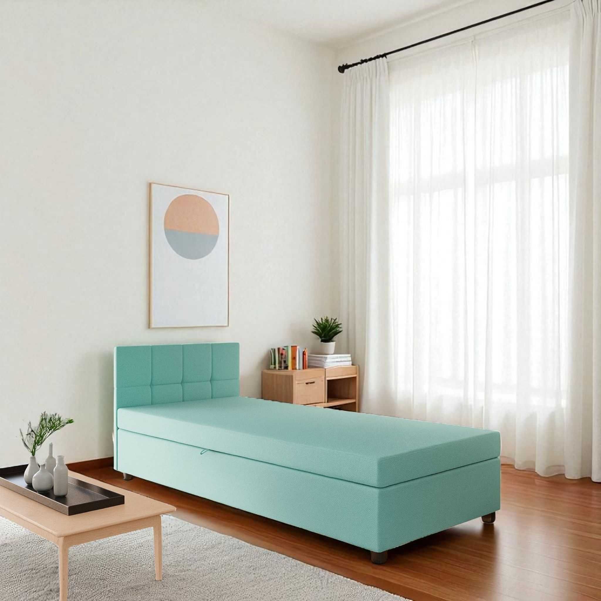 Tapczan jednoosobowy łóżko młodzieżowe sofa pojemnik DARMOWA DOSTAWA