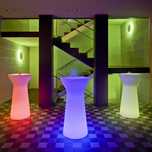 Mesas com iluminação