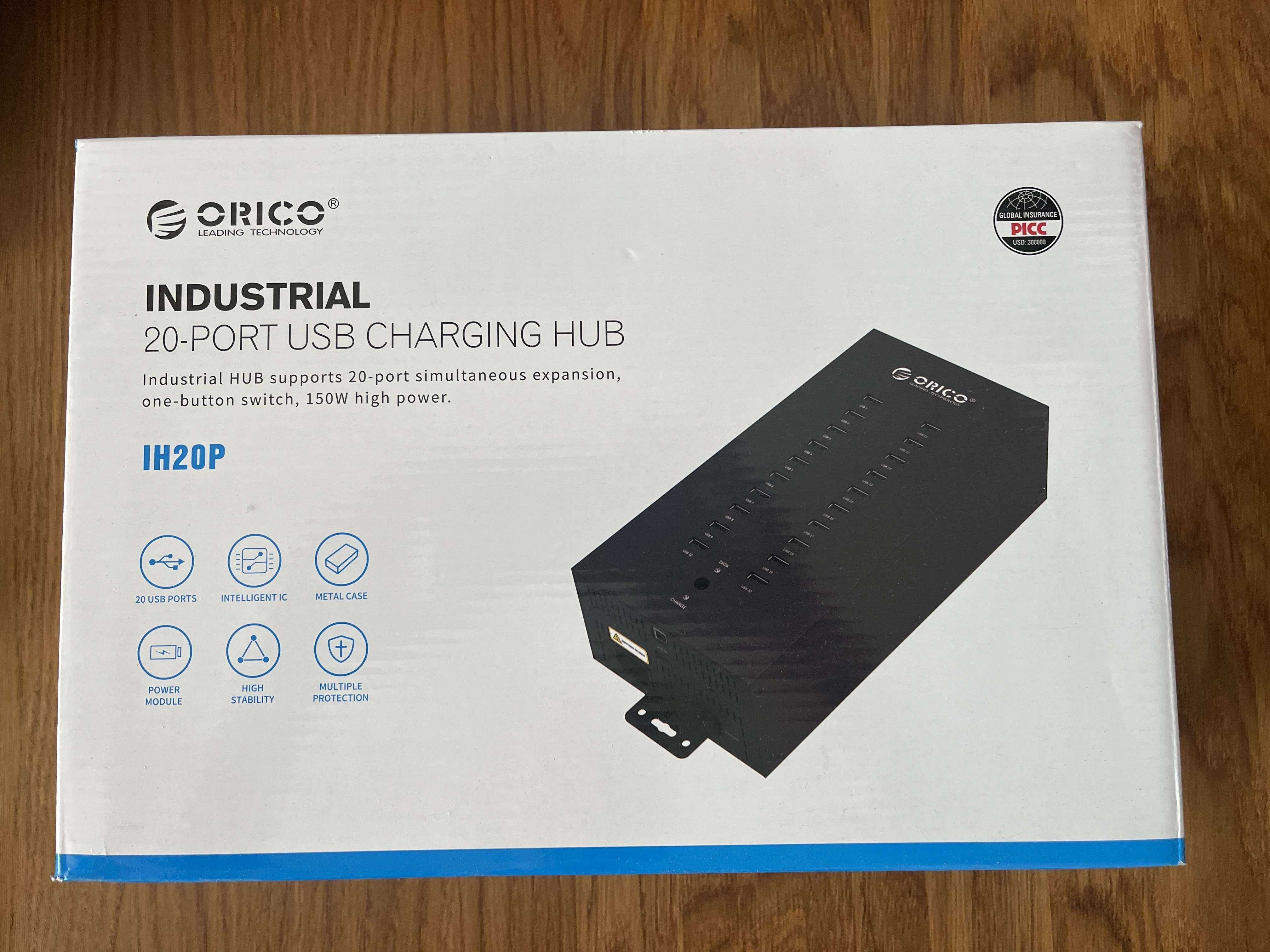 Nowy przemysłowy hub USB ORICO IH20P - 20 portów