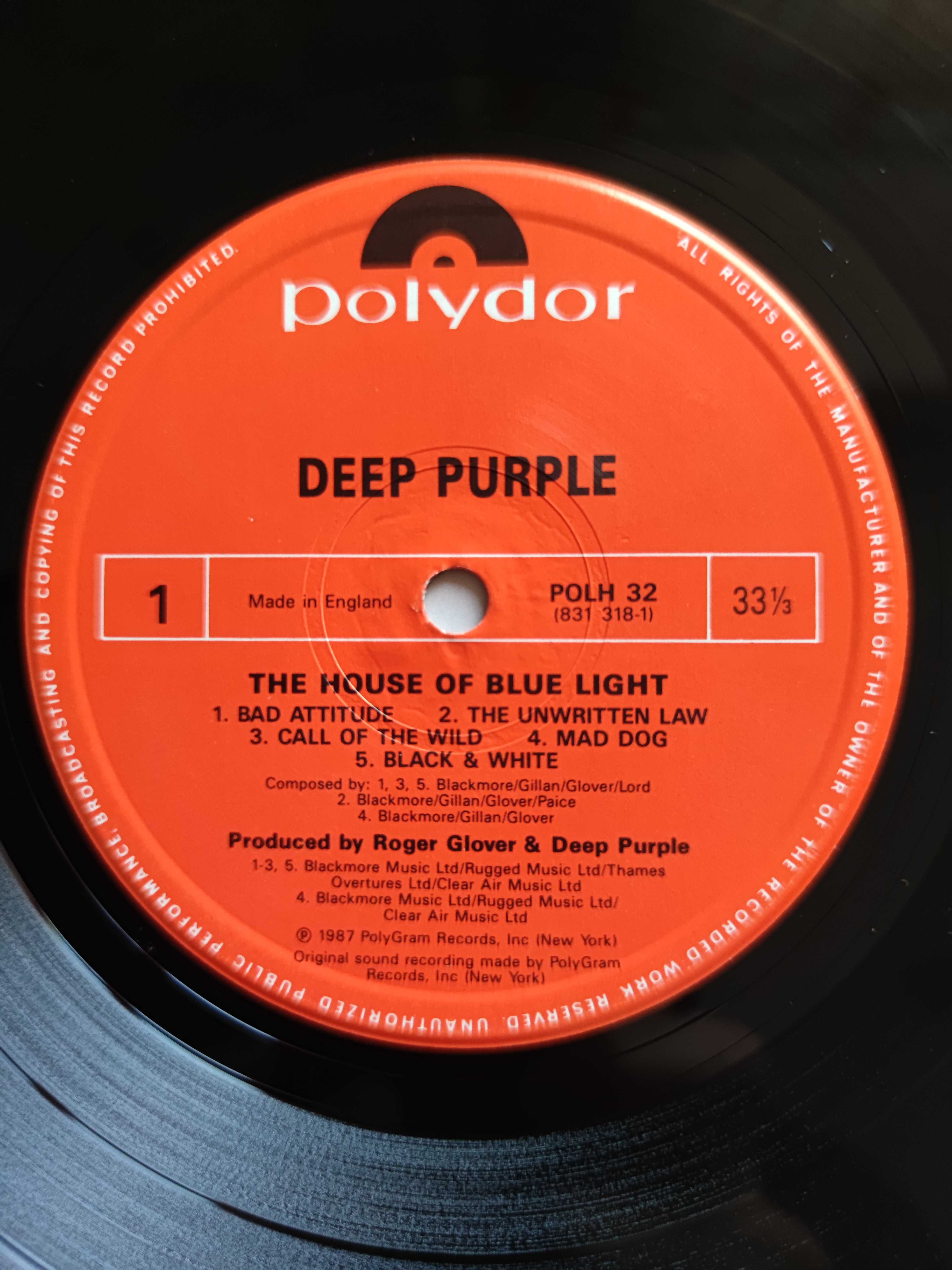 Продам английское издание Deep Purple - The House O Blue Light 1987