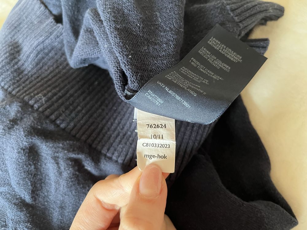 Sweter w serek Tommy Hilfiger roz M bawełna