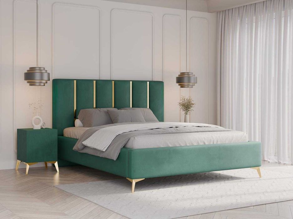 Łóżko tapicerowane  GOLD  120x200, 140x200, 160x200, 180x200, 200x200