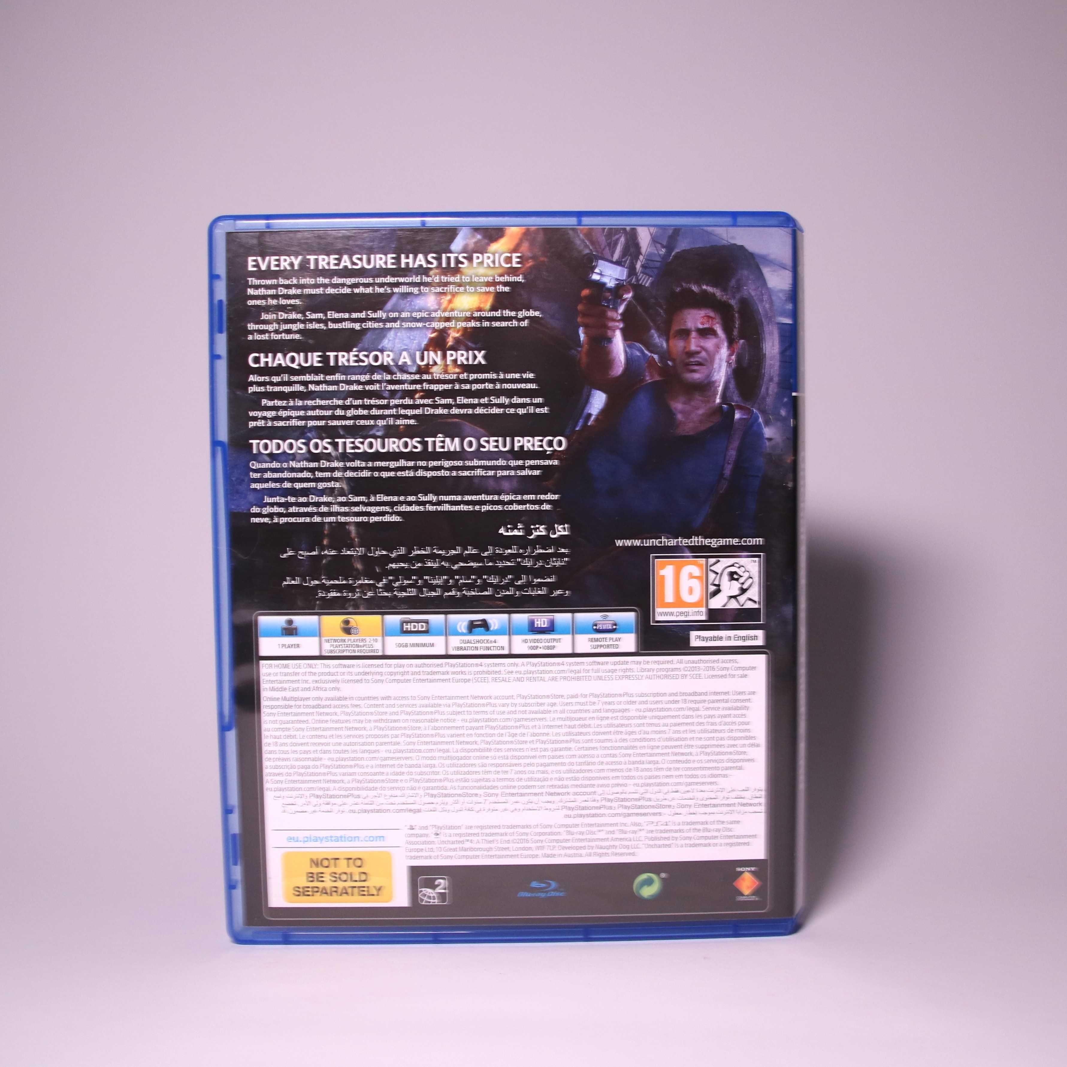 Uncharted 4 a thief's end ps4