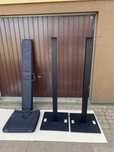2x Towery pod ruchome głowy 150cm plus pokrowce używane