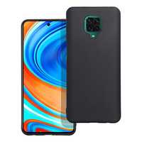 Etui Case Plecki Matt Do Xiaomi Redmi Note 9 Pro Czarny + Szkło 9H