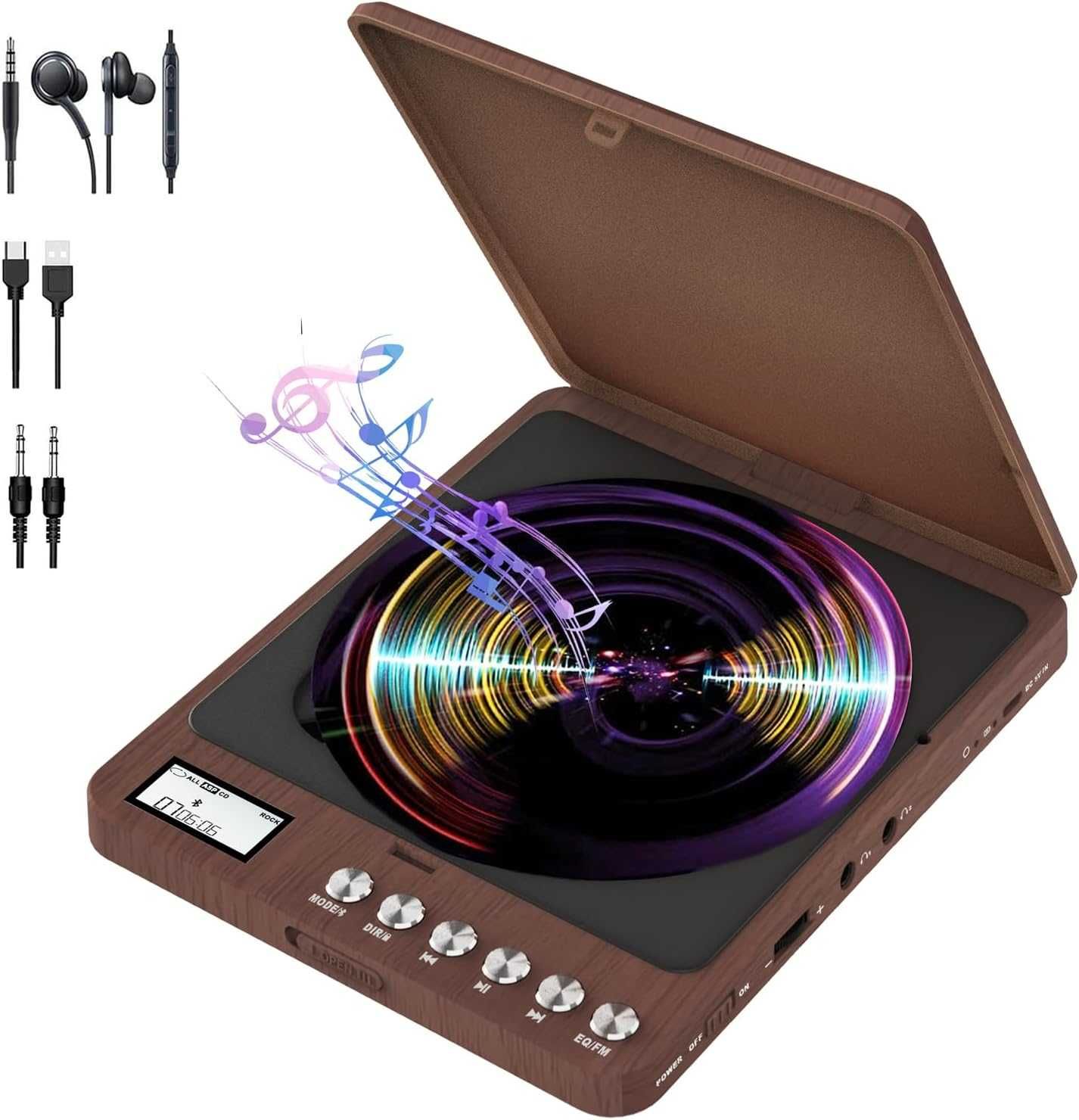 CD-плеер CD766BF з акумулятором/Bluetooth