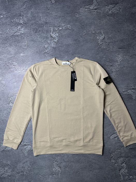 Бежевий світшот Stone Island | Аунтефік ОЛХ ДОСТАВКОЮ!