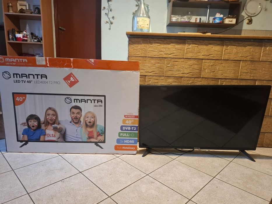 TV Manta Led 4004 T2 PRO 40 cali Stan Bdb!