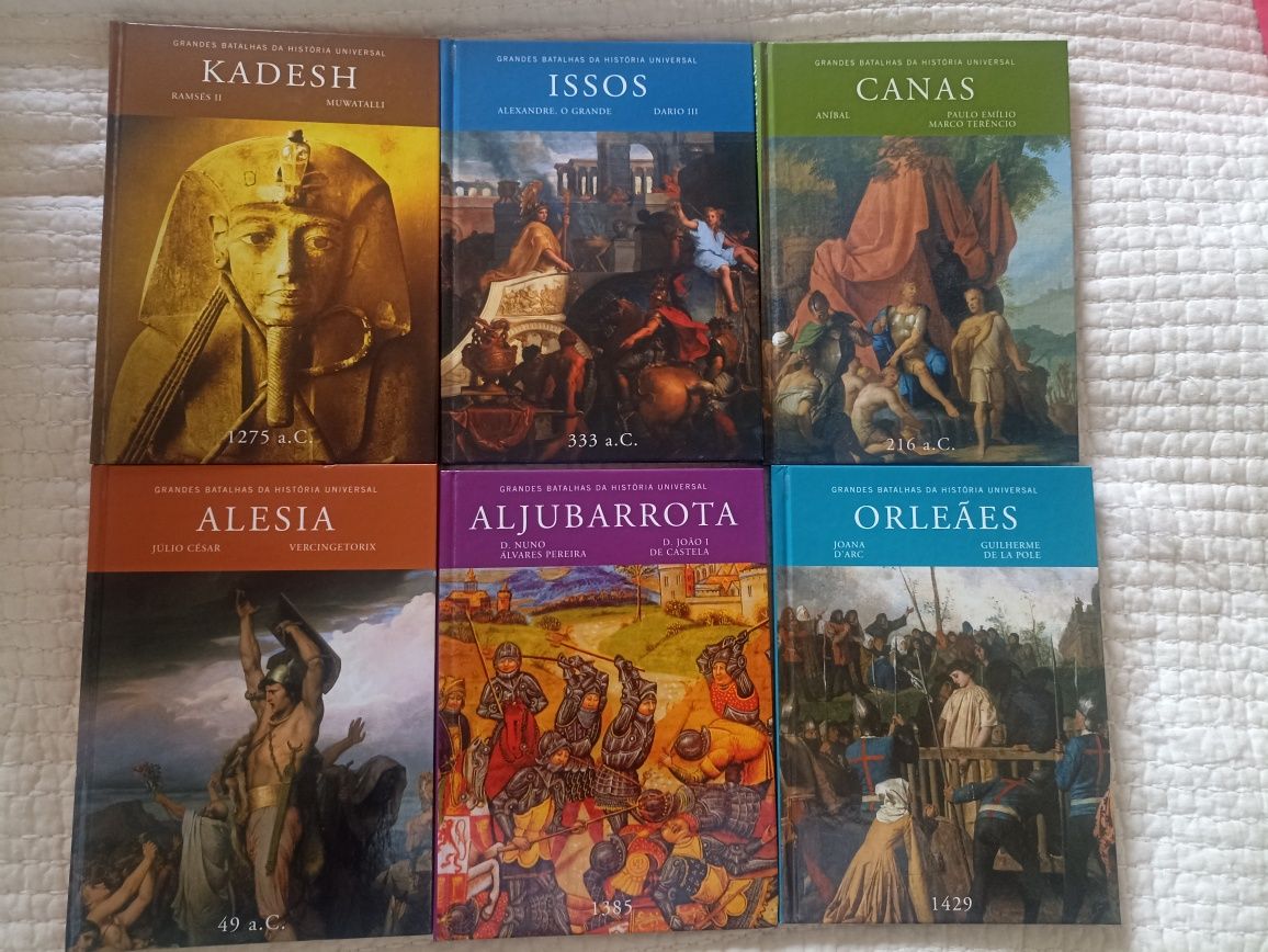 Coleção: Grandes Batalhas da História Universal"
33 volumes