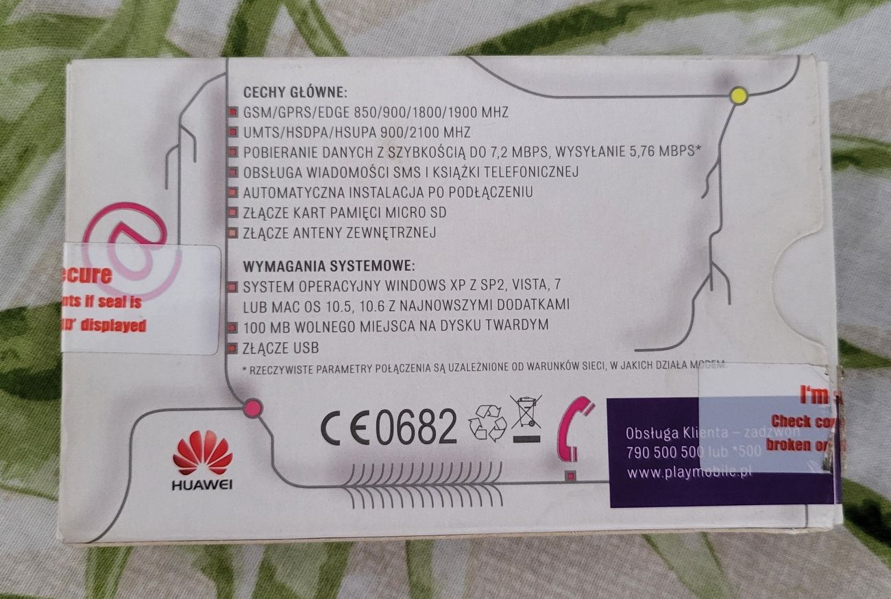 Modem 3G Huawei E173 - USB, SIM, Komplet