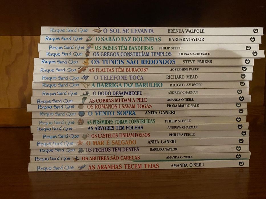 Coleção “Porque Será Que?” – 19 Livros Infantis Educativos (Português)
