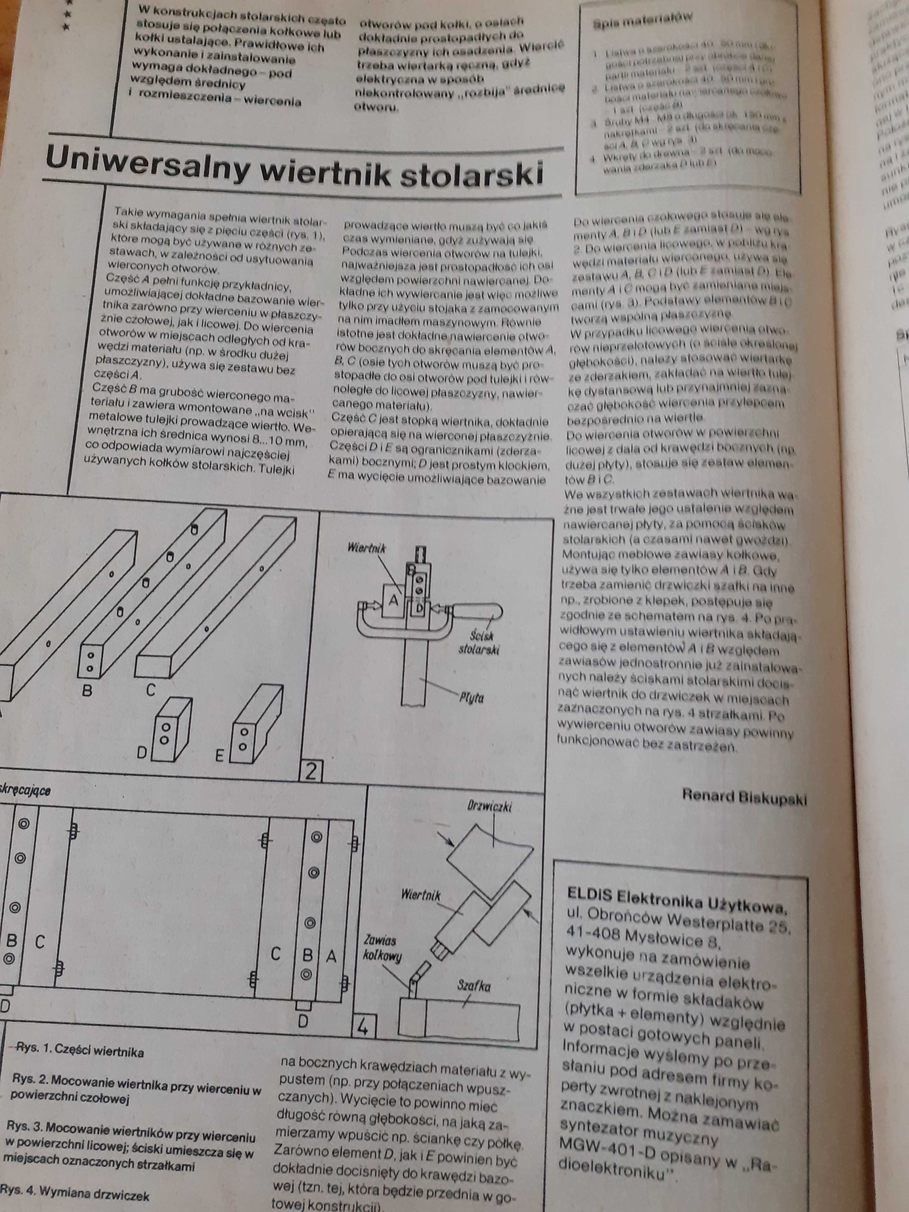 Zrób sam dwumiesięcznik nr 4/84