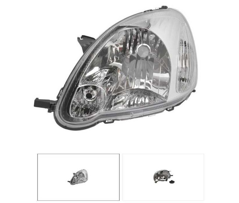 Reflektor lampa przód Toyota Yaris03.03-11.05 lewa