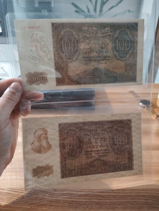 Banknoty 1940r- 1941r  100zł