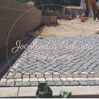 Pedra de calçada portuguesa, pavimento natural - preço m2