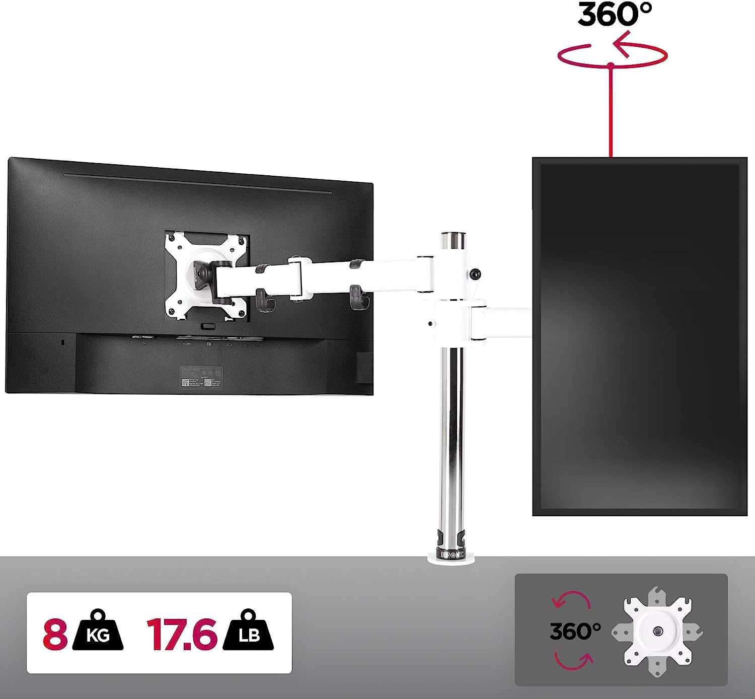 Suporte para monitor Duronic