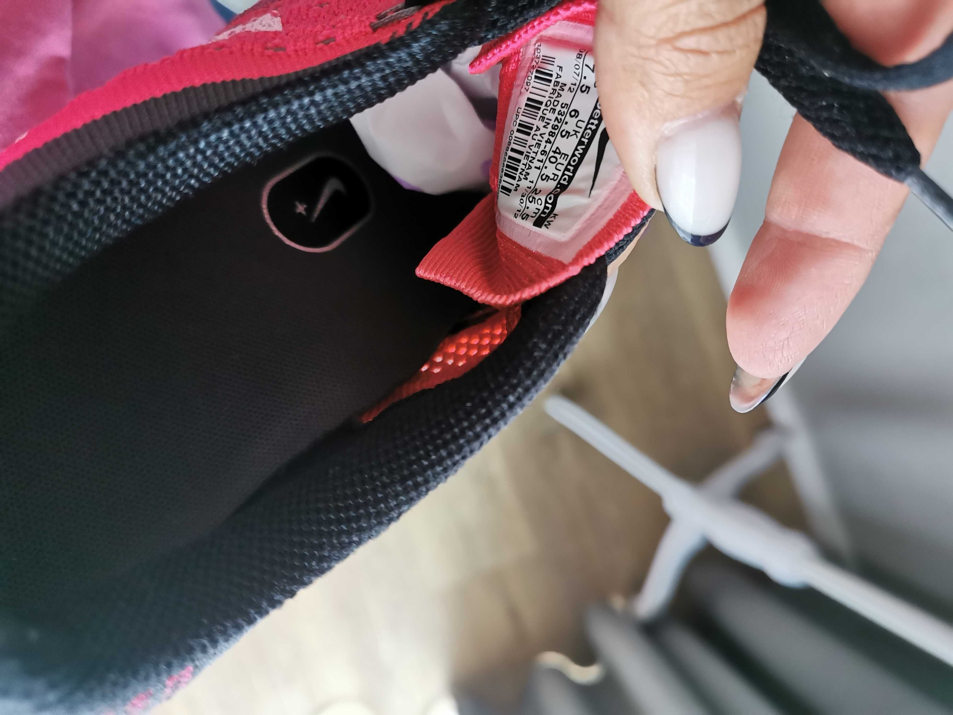 Buty sportowe nike Flyknit trainer Pink Flash 40.5 różowe