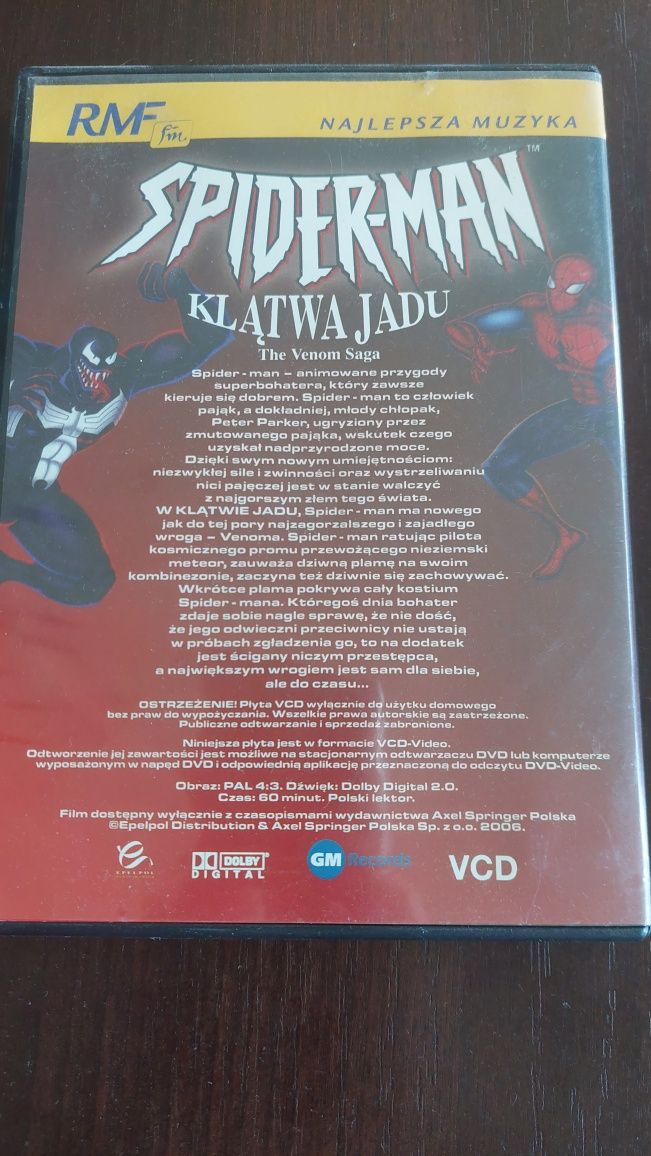 Bajka Spider-Man Klątwa Jadu