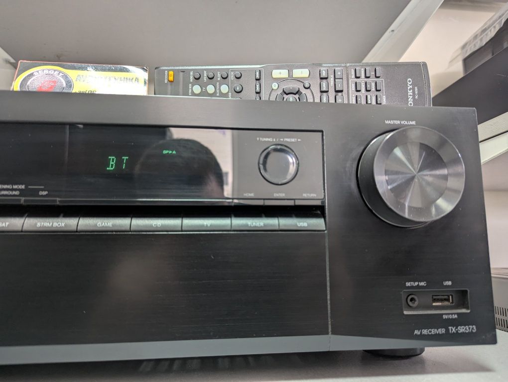 5.1 AV-ресивер Onkyo TX-SR373. HDMI/USB/Bluetooth/4K