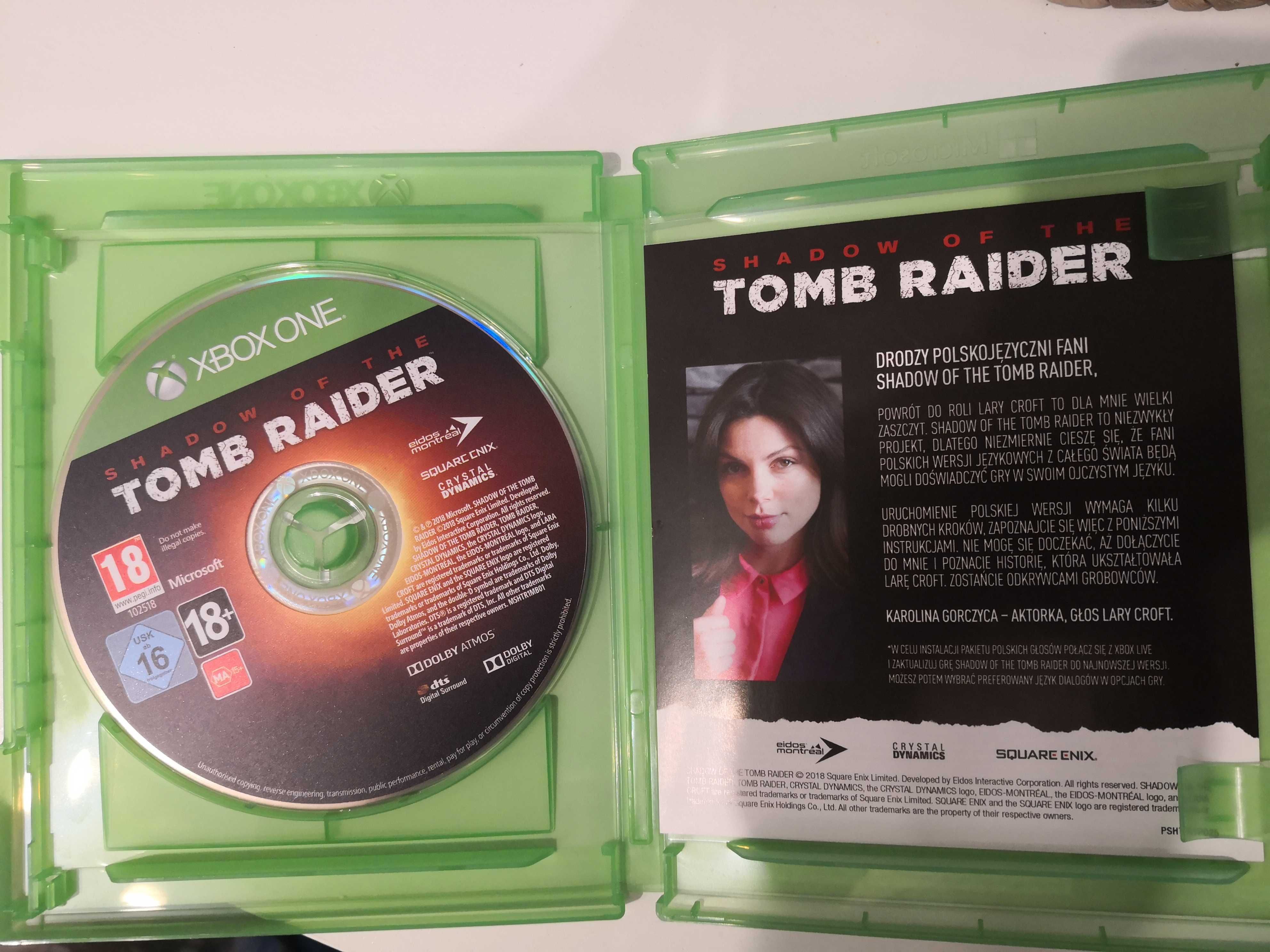 Shadow of The Tomb Raider Xbox płyta PL