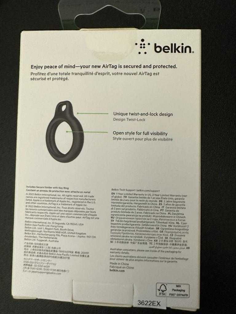 Porta-chaves Belkin para AirTag