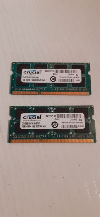 Memoria ram ddr3 2x4gb