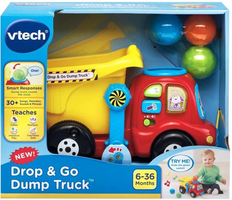Развивающая игрушка музыкальный грузовик самосвал VTech витеч
