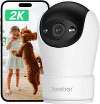 Jeeber D90 Kamera do monitoringu 360 stopni 2K Ultra HD WLAN