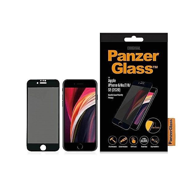 Szkło hartowane PanzerGlass E2E Super+ prywatyzujące na iPhone 6 / 6s