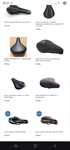 Вело седло/сідло для велосипеда Selle royal/crossride/BAISIKE