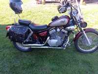 Yamaha Virago Chopper + 2kaski, ubranie, rękawice, buty