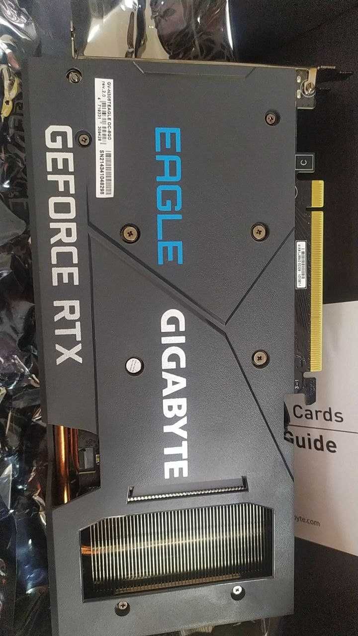 Gigabyte RTX 3060Ti 8Gb Eagle OC (GDDR6, 256 bit, PCI-E 4.0 x16)б/в
