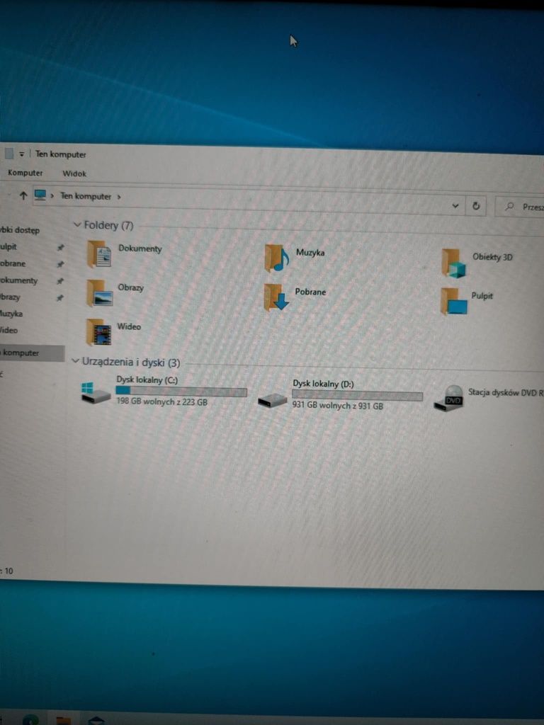Komputer SSD+HDD stacjonarny