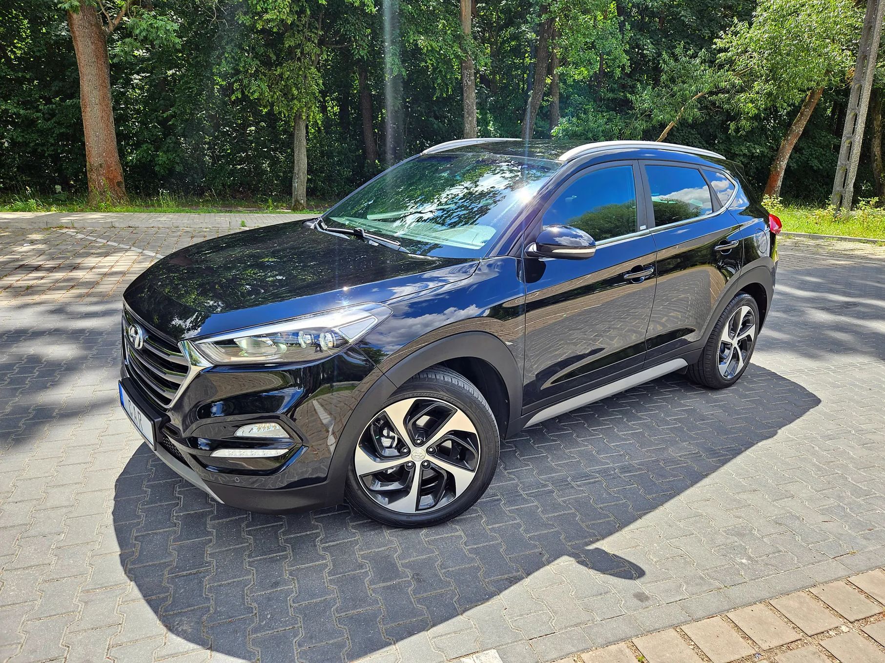 Hyundai Tucson 1.6 Turbo Automat Napęd 4x4 Full Ledy Serwis Hak Śliczny