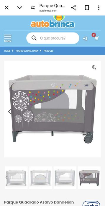 Parque quadrado criança